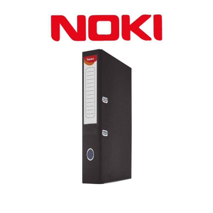 Noki Büro Klasörü, Dar Çakmaklı, A4 Boyut, Siyah - 2