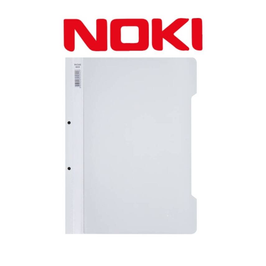 Noki Eco Telli Dosya, 50'li Paket, A4 Boyut, 2 Delikli Yapı, Beyaz - 2