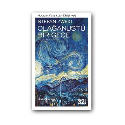 Olağanüstü Bir Gece, Stefan Zweig, Modern Klasik Roman, Karton Kapak - Türkiye İş Bankası Kültür Yayınları