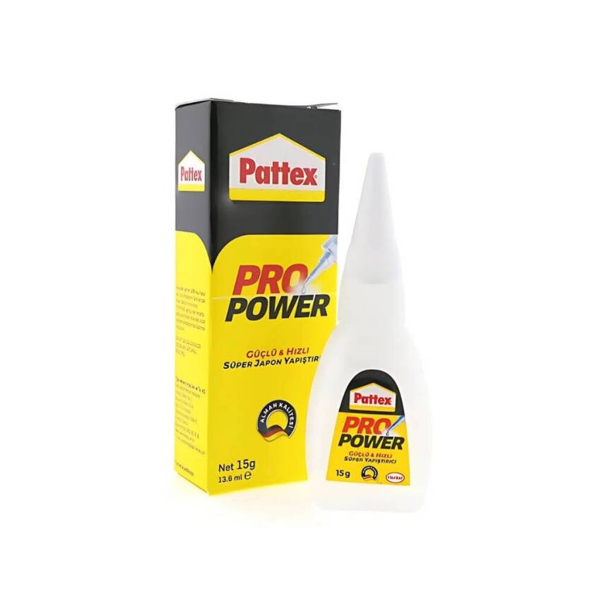 Pattex Pro Power Süper Japon Yapıştırıcı, 15 gr, Hızlı, Güçlü Yapışma - 3