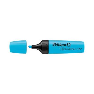 Pelikan Fosforlu Kalem 490, Geniş Uçlu, Not ve Metin Vurgulama, Mavi - 3