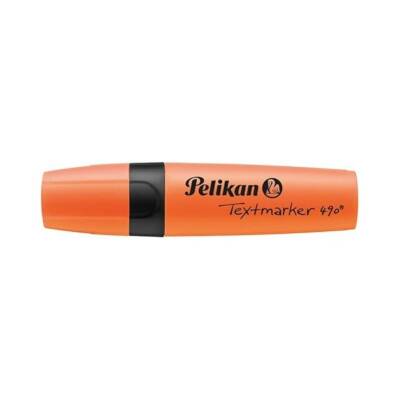 Pelikan Fosforlu Kalem 490, Geniş Uç, Not ve Metin Vurgulama, Turuncu - 4