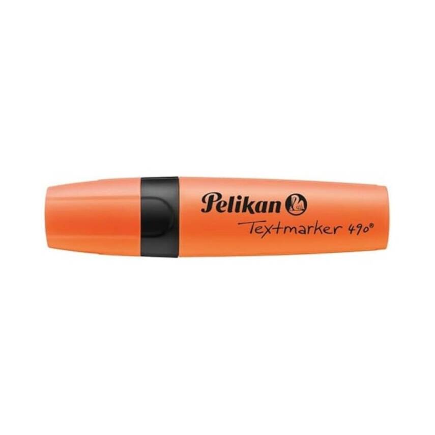 Pelikan Fosforlu Kalem 490, Geniş Uç, Not ve Metin Vurgulama, Turuncu - 4