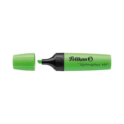 Pelikan Fosforlu Kalem 490, Geniş Uçlu, Not ve Metin Vurgulama, Yeşil - 3