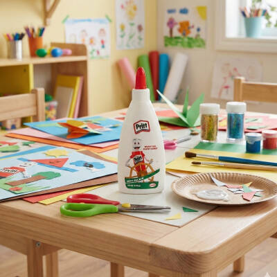 Pritt Beyaz Tutkal Kids Art, 110 gr, Solvent İçermez, Yıkanabilir - 3