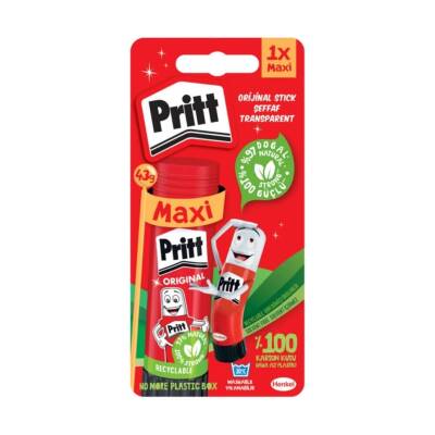 Pritt Stick Yapıştırıcı, 43 gr, Kağıt ve Karton İçin, Solvent İçermez - Pritt