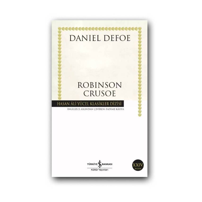 Robinson Crusoe, Daniel Defoe, 100 Temel Eser, Roman, Karton Kapak - 1
