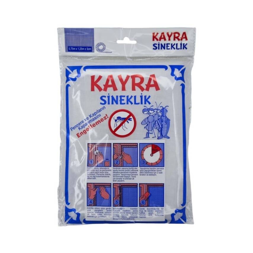 Rodoplu Basics Tül Sineklik, Kapı Pencere'ye Takılabilir, 125 x 150 cm - 1