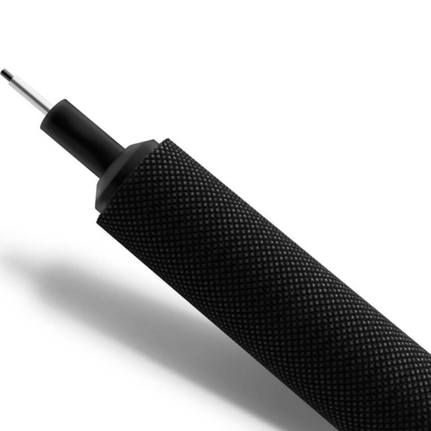 Rotring 500 Versatil Kalem 0.5 mm, Teknik Çizim, Metal Uçlu, Siyah - 2