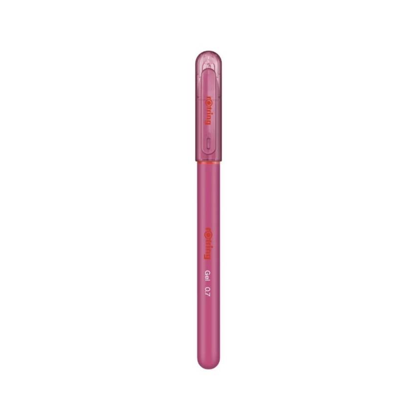 Rotring Jel Kalem, 0.7 mm, Ergonomik Tasarım, Yüksek Performans, Pembe - 1