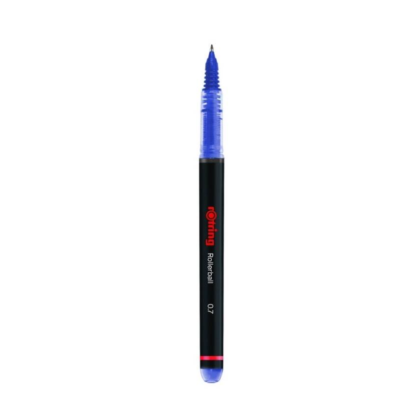 Rotring Roller Kalem, 0.7 mm, Hızlı Kuruyan Mürekkep, Mavi - 2