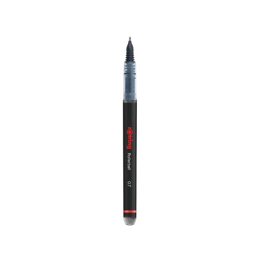 Rotring Roller Kalem,0.7 mm, Hızlı Kuruyan Mürekkep, Siyah - 2