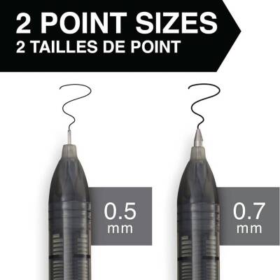 Rotring Roller Kalem,0.7 mm, Hızlı Kuruyan Mürekkep, Siyah - 4