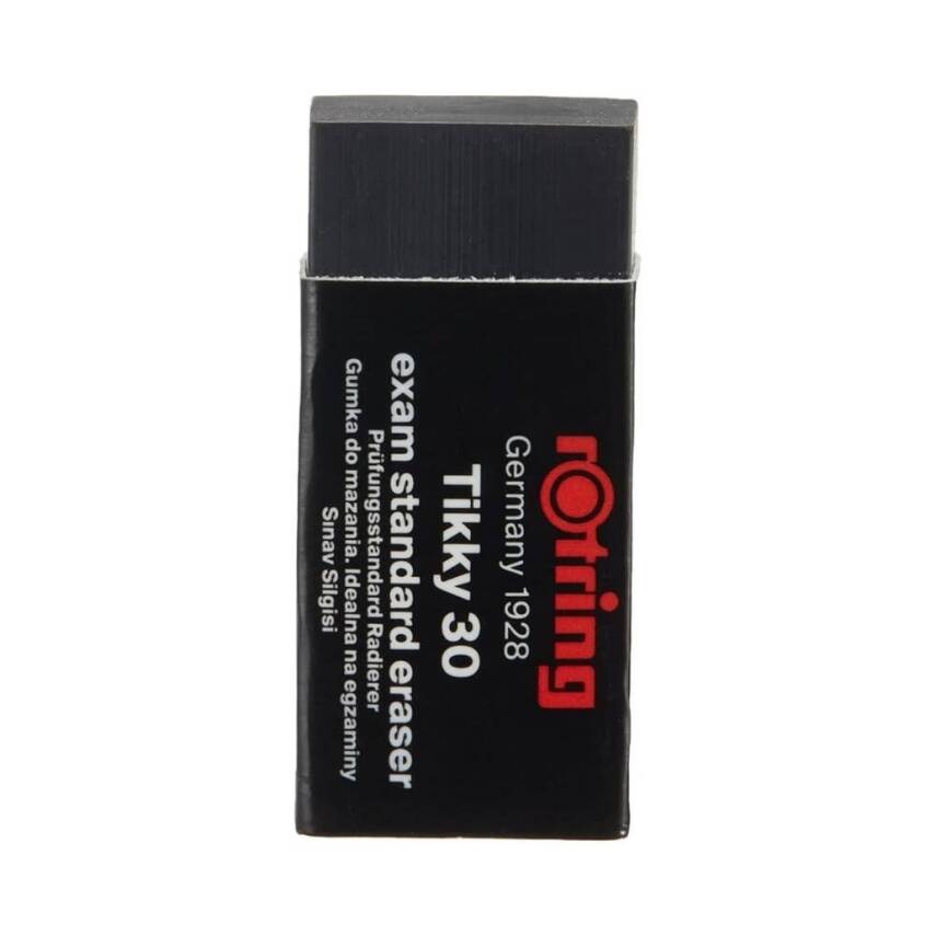 Rotring Tikky 30 Sınav Silgisi, Tozsuz ve İz Bırakmayan Silme, Siyah - 3