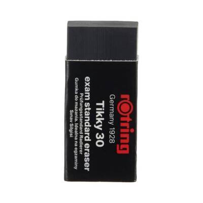 Rotring Tikky 30 Sınav Silgisi, 10 Adet, İz Bırakmaz ve Tozsuz, Siyah - 4