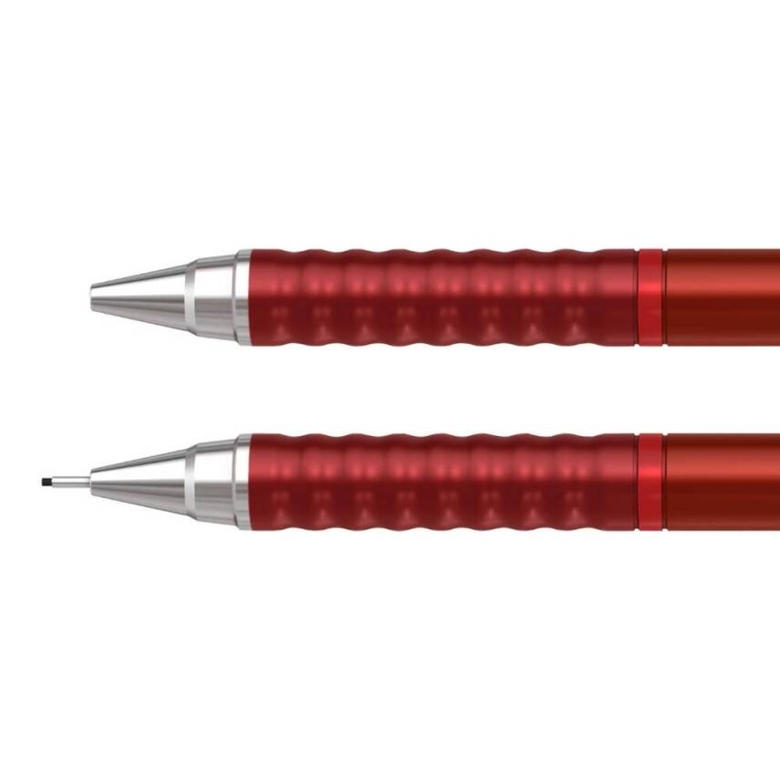 Rotring Tikky Retro Versatil Kalem 0.5 mm, Ergonomik, Metalik Kırmızı - 3