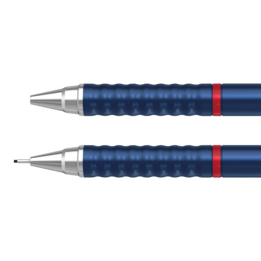 Rotring Tikky Retro Versatil Kalem 0.7 mm, Ergonomik, Metalik Mavi - 3