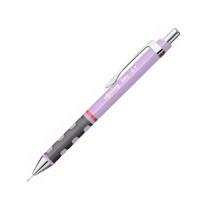 Rotring Tikky Versatil Kalem, 0.7 mm, Dayanıklı Ergonomik Yapı, Lila - 1