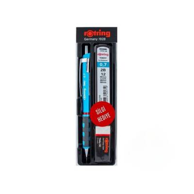 Rotring Tikky Versatil Kalem Seti 0.7mm, 3'lü Set, Açık Mavi - Rotring