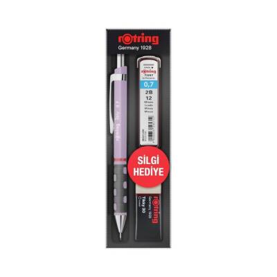 Rotring Tikky Versatil Okul Seti, 0.7 mm, 3'lü Set, Lila - Rotring