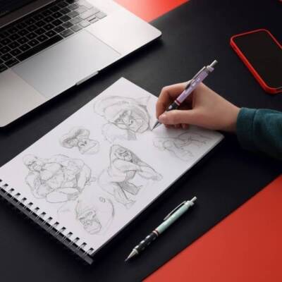 Rotring Tikky Versatil Okul Seti, 0.7 mm, 3'lü Set, Lila - 6