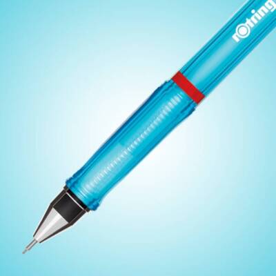Rotring Visuclick Versatil Kalem 0.7mm, Ergonomik, Metal, Mavi - 3