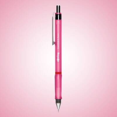 Rotring Visuclick Versatil Kalem 0.7 mm, Ergonomik, Metal, Opak Pembe - 2