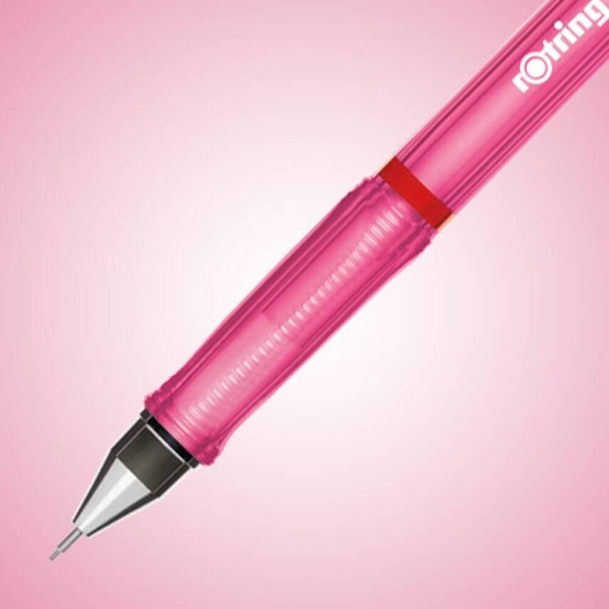 Rotring Visuclick Versatil Kalem 0.7 mm, Ergonomik, Metal, Opak Pembe - 3