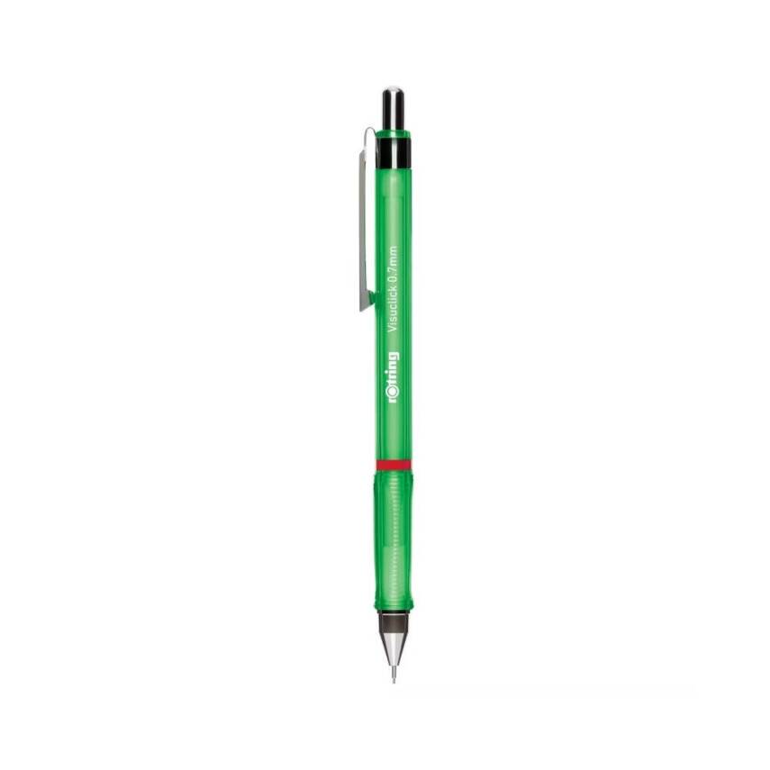 Rotring Visuclick Versatil Kalem 0.7 mm, Ergonomik, Metal, Opak Yeşil - 1