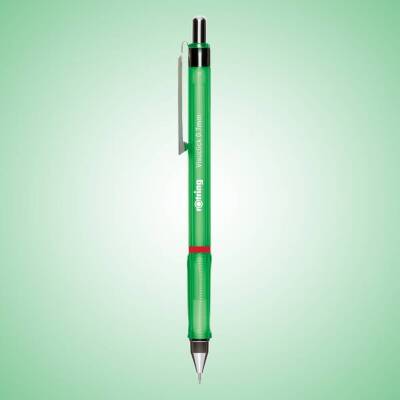 Rotring Visuclick Versatil Kalem 0.7 mm, Ergonomik, Metal, Opak Yeşil - 2