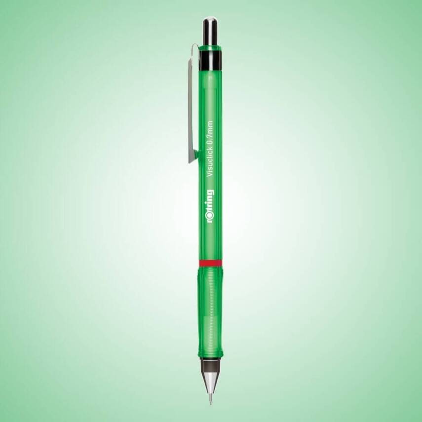 Rotring Visuclick Versatil Kalem 0.7 mm, Ergonomik, Metal, Opak Yeşil - 2
