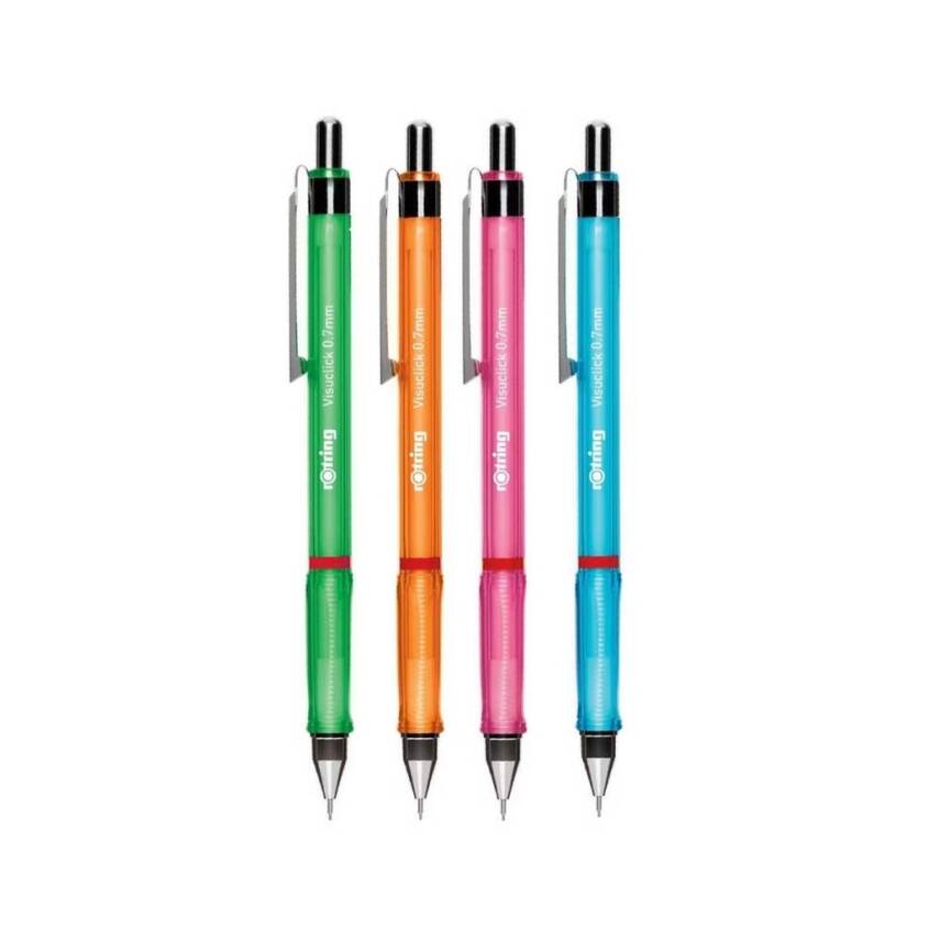 Rotring Visuclick Versatil Kalem 0.7 mm, Ergonomik, Metal, Opak Yeşil - 5