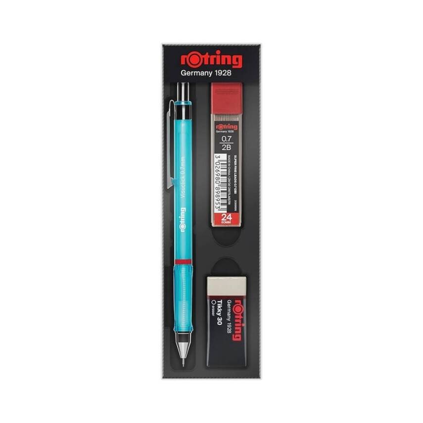 Rotring Visuclick Versatil Kalem Seti 0.7 mm, 3'lü Set, Mavi - 1