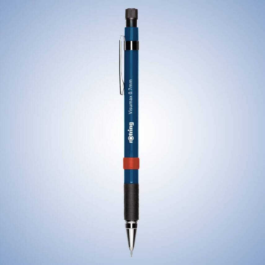 Rotring Visumax Versatil Kalem 0.7 mm, Kauçuk Tutuş, Silgili, Lacivert - 2