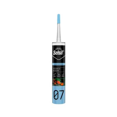 Selsil Akvaryum Silikon, 310 ml, Şeffaf, Suya Dayanıklı, Güçlü Yapışma - Selsil