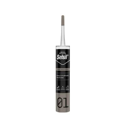Selsil Genel Amaçlı Silikon, 280 g, Şeffaf, Dayanıklı ve Esnek Yapı - Selsil
