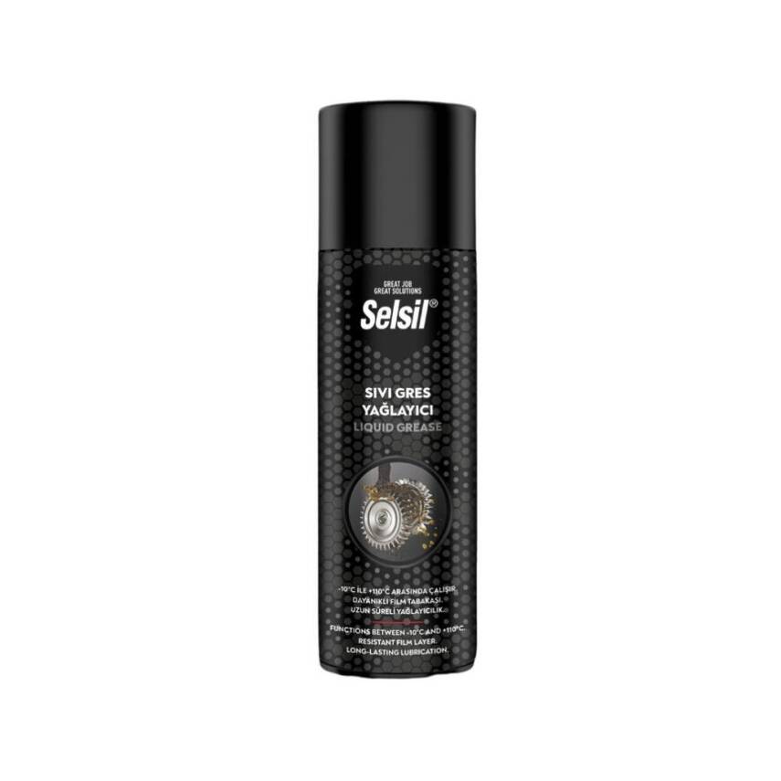 Selsil Sıvı Gres Yağlayıcı Sprey, 500 ml, Yüksek Performanslı Yağlama - 1