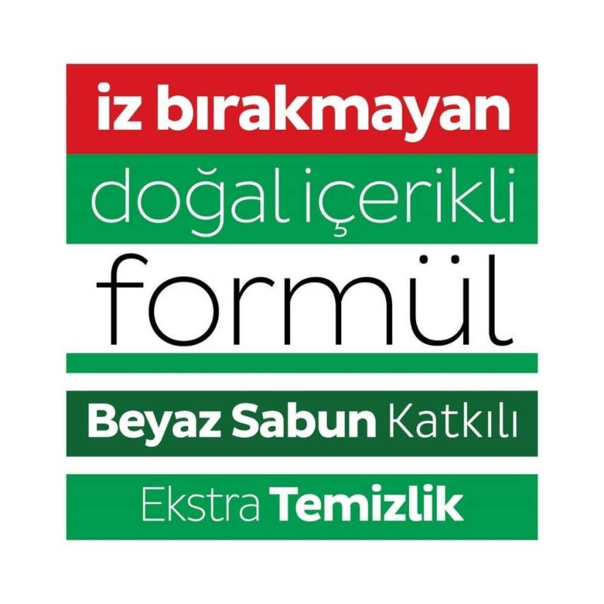 Sleepy Easy Clean Yüzey Temizlik Havlusu, 100'lü, Beyaz Sabun, Doğal - 3