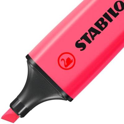 Stabilo Boss Fosforlu Kalem, 2-5mm Uç, Su Bazlı Mürekkep, Kırmızı - 2