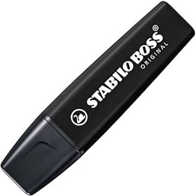 Stabilo Boss NatureCOLORS Fosforlu Kalem, Siyah, 2-5 mm Uç, Su Bazlı - 2