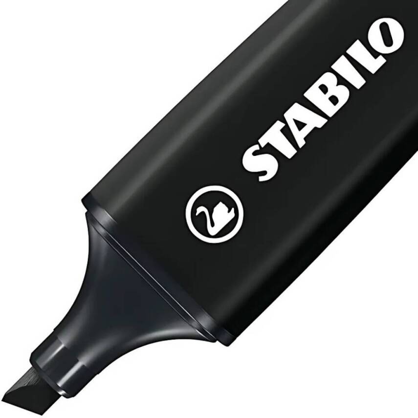Stabilo Boss NatureCOLORS Fosforlu Kalem, Siyah, 2-5 mm Uç, Su Bazlı - 3