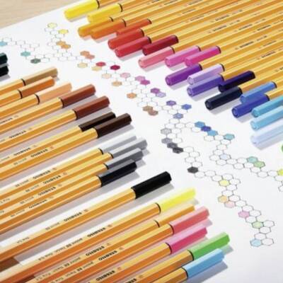 Stabilo Point 88 Fineliner Kalem, 0.4mm Uç, Metal Uçlu, Floresan Sarı - 4