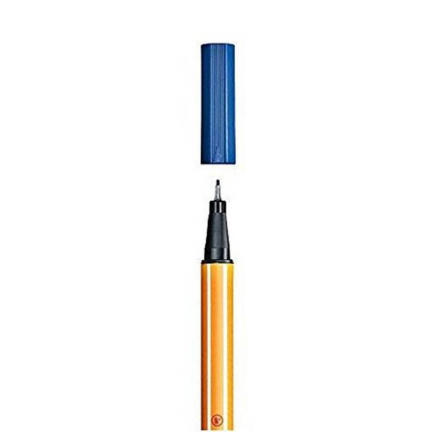 Stabilo Point 88 Fineliner Kalem, 0.4 mm Uç, Metal Uçlu, Mavi - 3