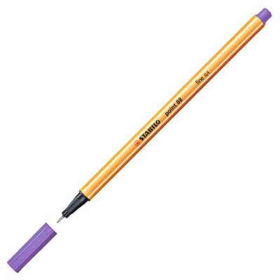 Stabilo Point 88 Fineliner Kalem, 0.4 mm Uç, Metal Uçlu, Mor - Stabilo