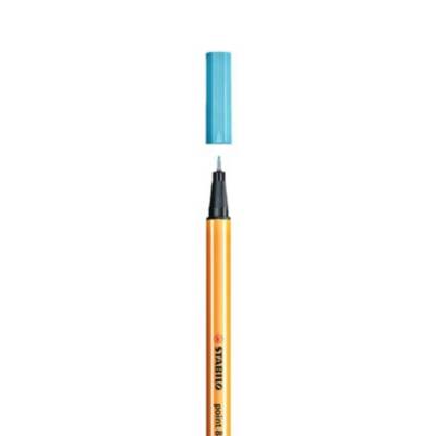 Stabilo Point 88 Fineliner Kalem, 0.4 mm Uç, Metal Uçlu, Uçuk Mavi - 2