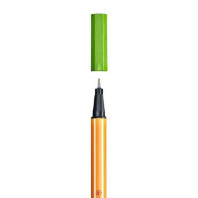 Stabilo Point 88 Fineliner Kalem, 0.4mm Uç, Metal Uçlu, Yaprak Yeşili - 2