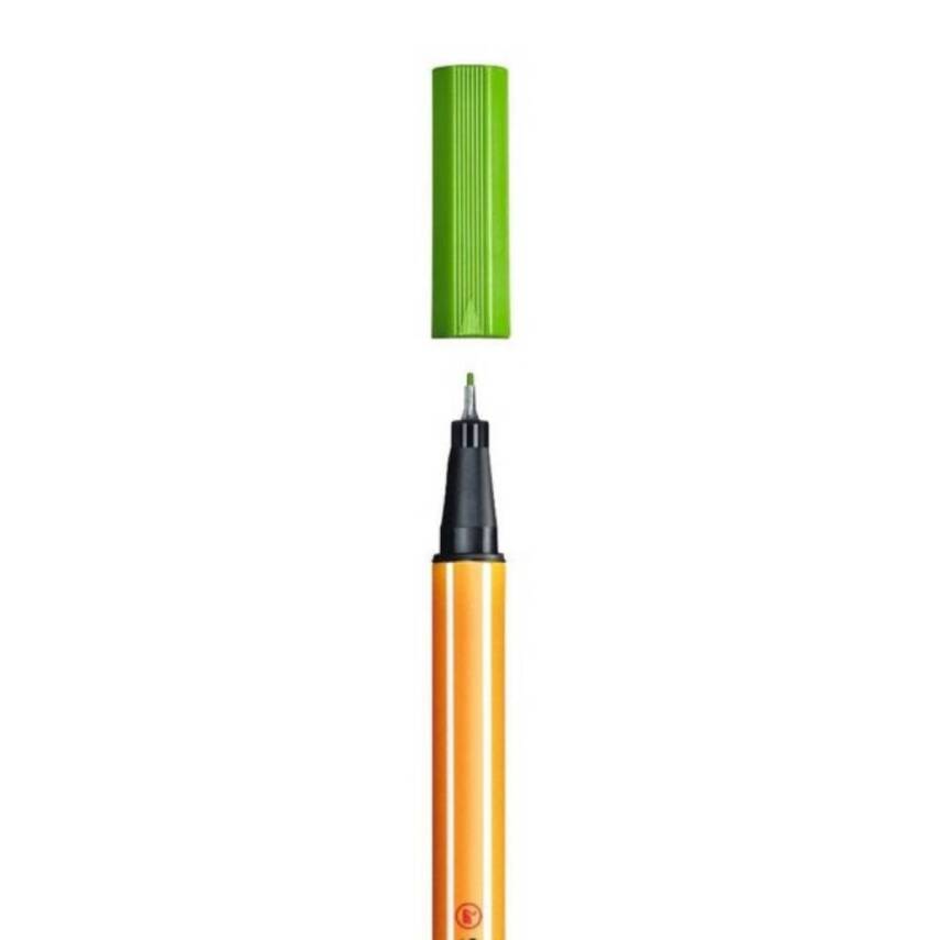 Stabilo Point 88 Fineliner Kalem, 0.4mm Uç, Metal Uçlu, Yaprak Yeşili - 2