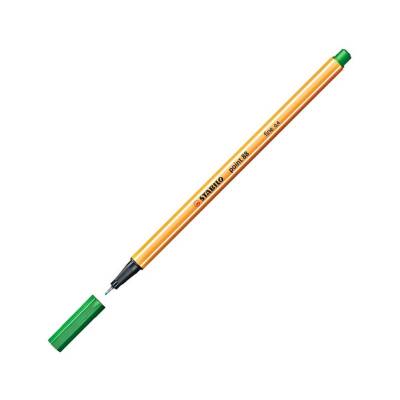 Stabilo Point 88 Fineliner Kalem, 0.4 mm Uç, Metal Uçlu, Yeşil - Stabilo