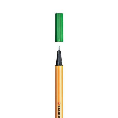 Stabilo Point 88 Fineliner Kalem, 0.4 mm Uç, Metal Uçlu, Yeşil - 2