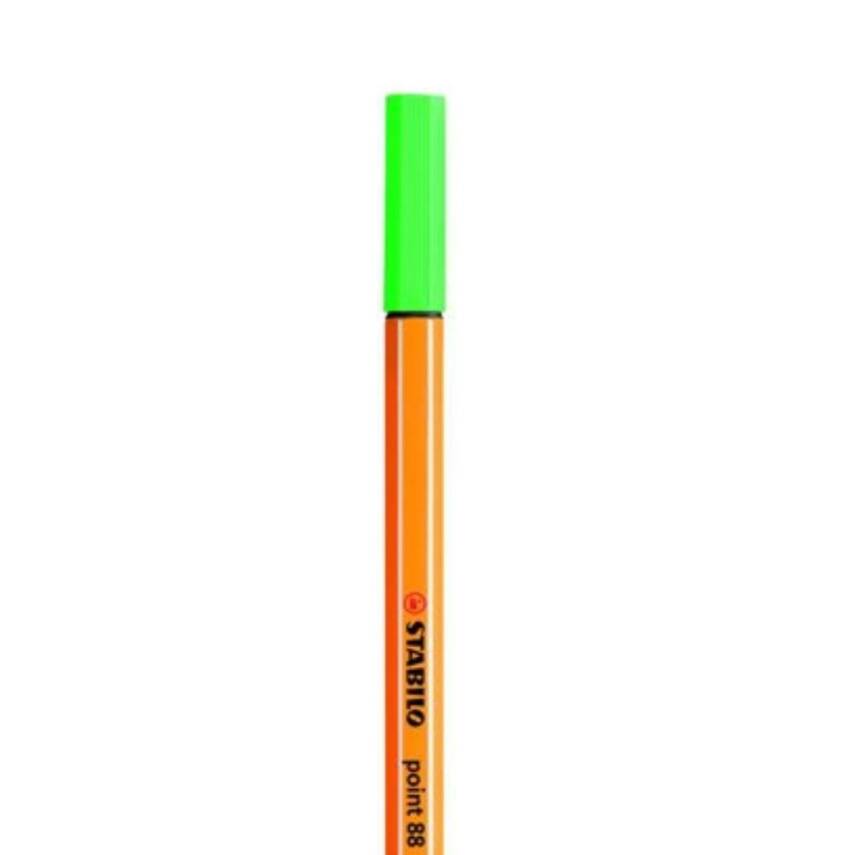 Stabilo Point 88 Fineliner Kalem, 0.4mm Uç, Metal Uçlu, Zümrüt Yeşili - 2